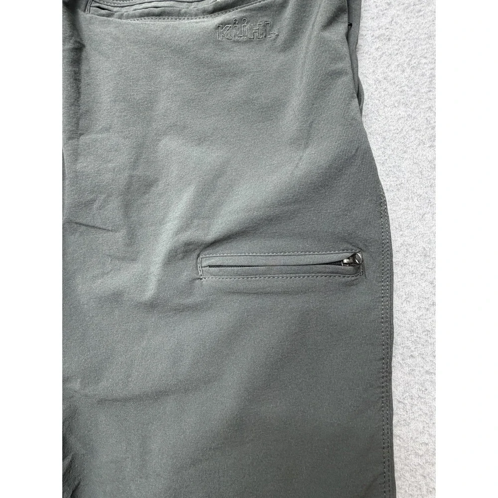 Kuhl NAVIGATR Pants Mens 36x32 Gray Softshell Stretch Hiking Zip Pockets Travel